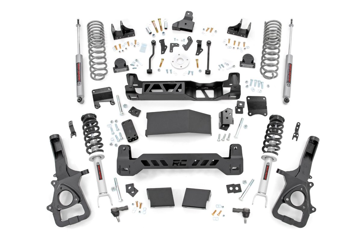 Ram 1500 Suspension Lift Kit - Front + Rear - Rough Country - 6 Inch Lift Kit + N3 Struts + Rear Coils - 2025+